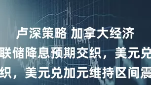 卢深策略 加拿大经济承压与美联储降息预期交织，美元兑加元维持区间震荡
